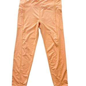 Women’s Pro Player Orange leggings EUC Size large